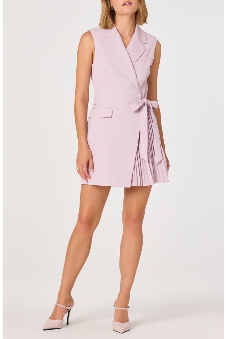 Kesari Pleat Detail Dress, Main, color, DUSTY PINK