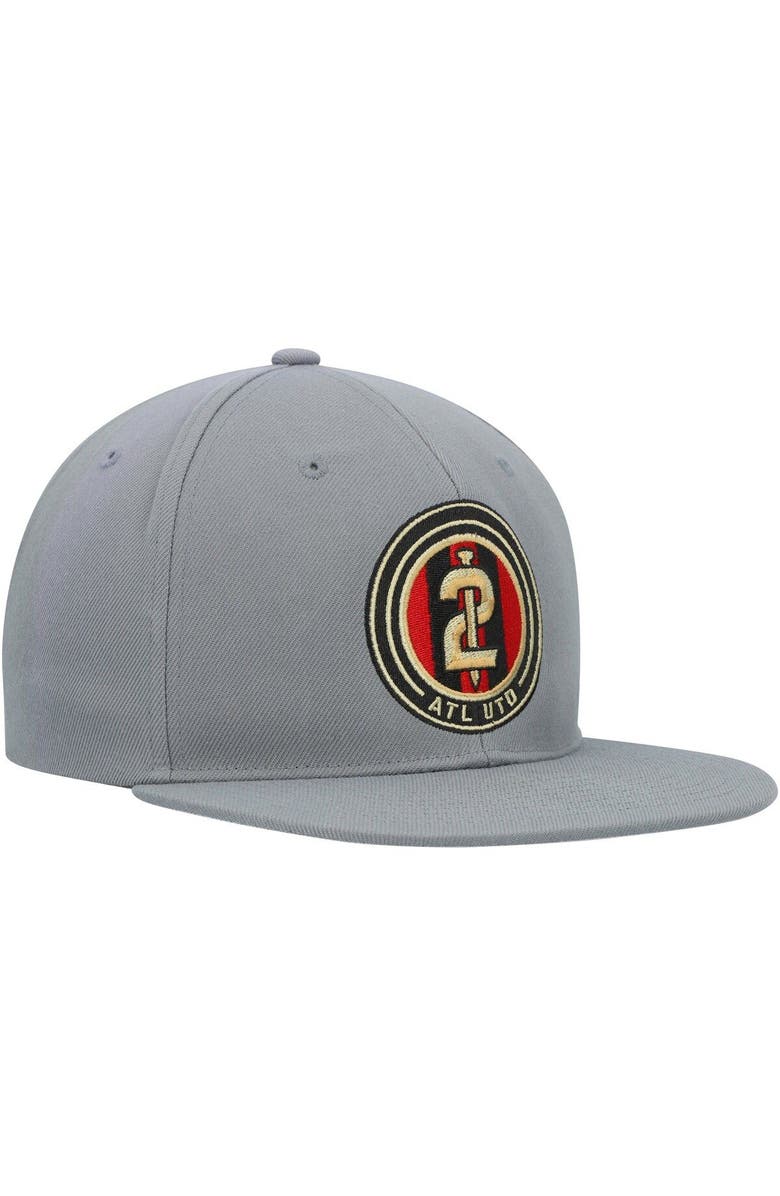 ZEPHYR Men's Zephyr Gray Atlanta United FC Logo Snapback Hat, Alternate, color, Gray