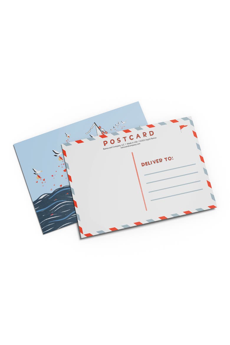 Love/Valentine's Postcard 20-Pack "Seagulls Love", Alternate, color, Multi-Pack