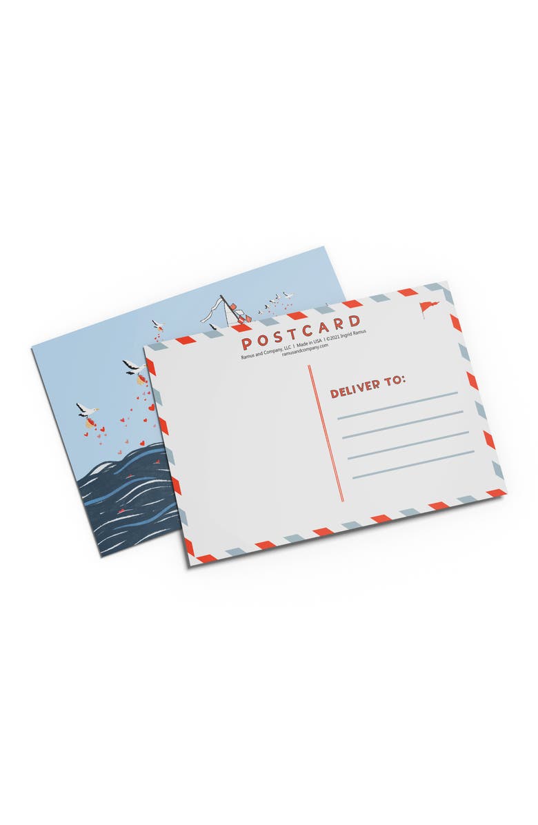 Ramus & Co Love/Valentine's Postcard 20-Pack "Seagulls Love", Alternate, color, Multi-Pack