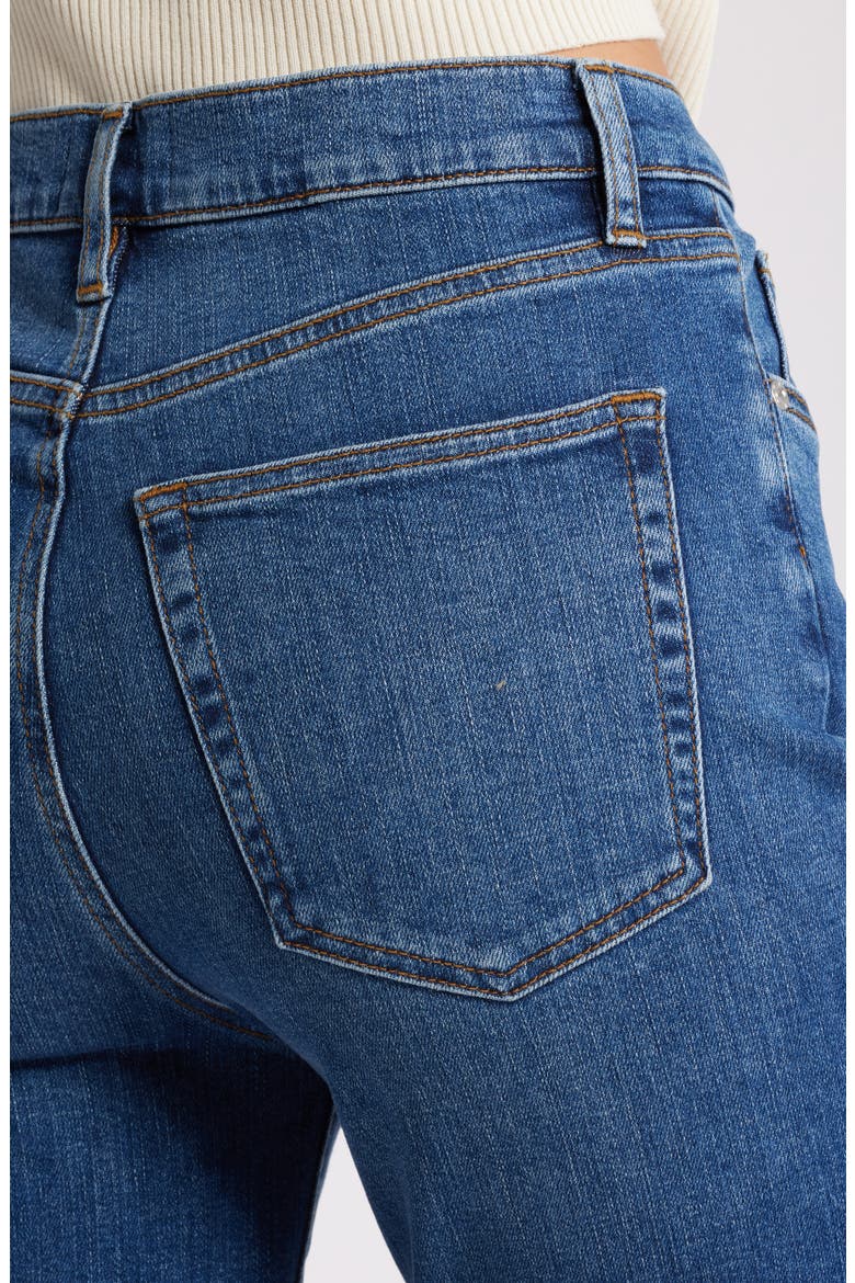 Le Sleek High Waist Ankle Straight Leg Jeans, Alternate, color, MARSA