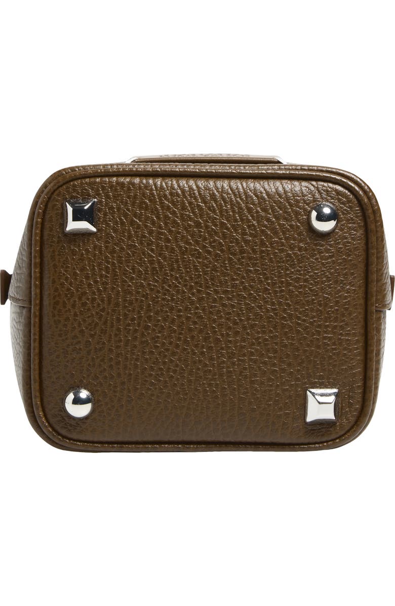 Maison Margiela Small 5AC Leather Bucket Bag, Alternate, color, Field/ Stone