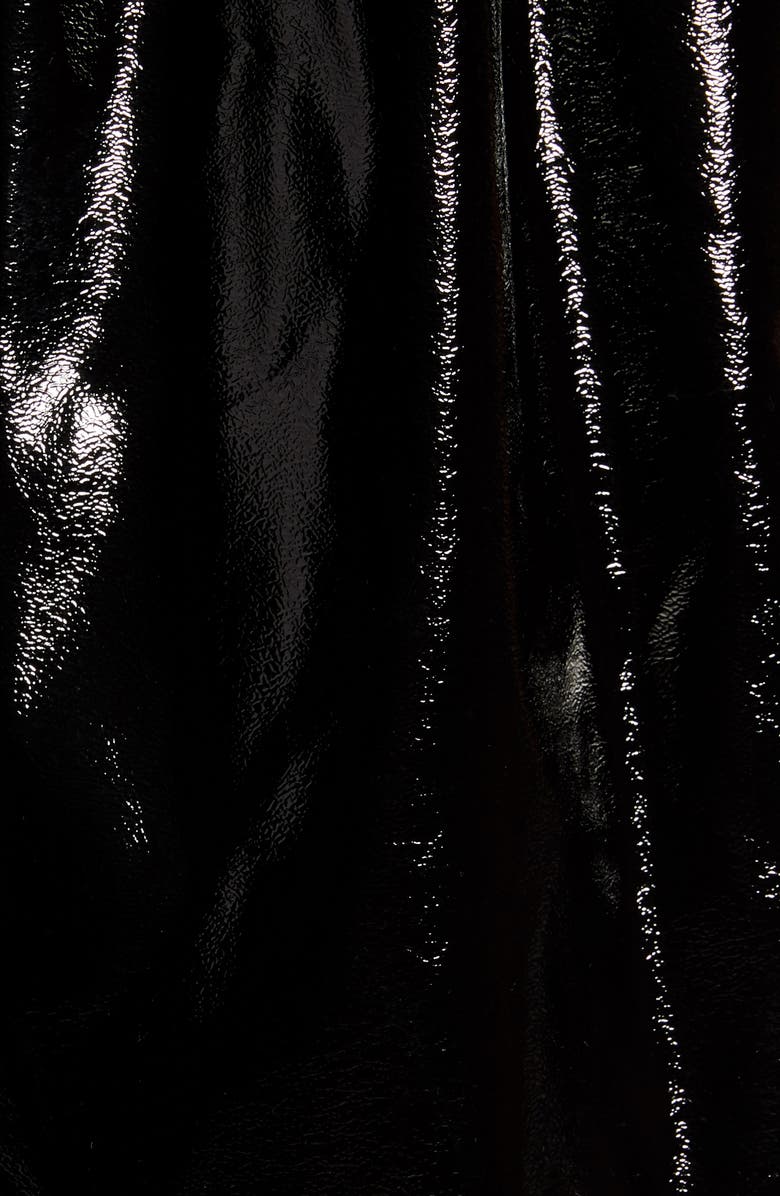 Something Navy Glossy Trench Coat, Alternate, color,
