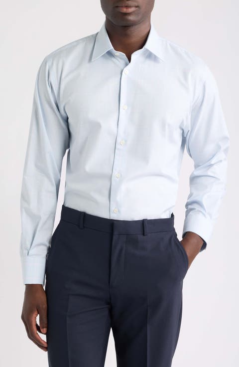Traditional Fit Plaid Shirt
