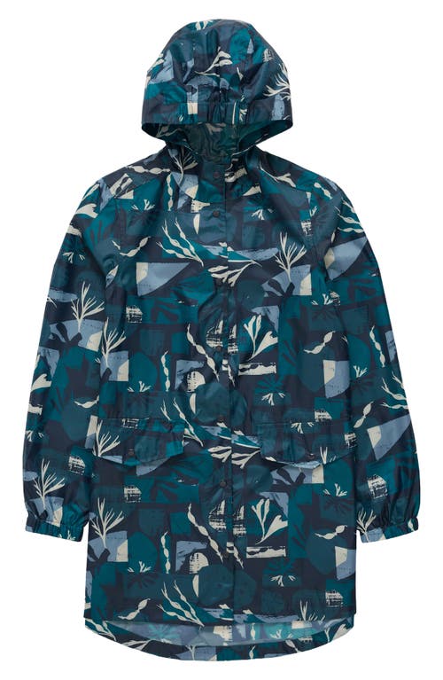 Seasalt Cornwall Pack-it Waterproof Hooded Raincoat In Multi