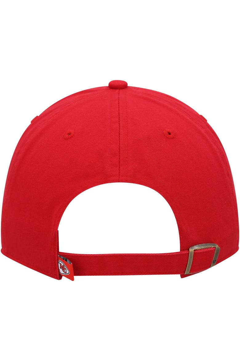 Men's '47 Red Kansas City Chiefs Pride Clean Up Adjustable Hat, Alternate, color, Red