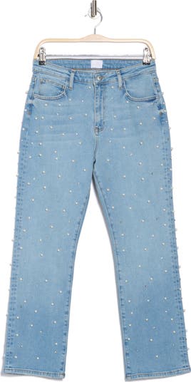 River High Waist Straight Leg Jeans