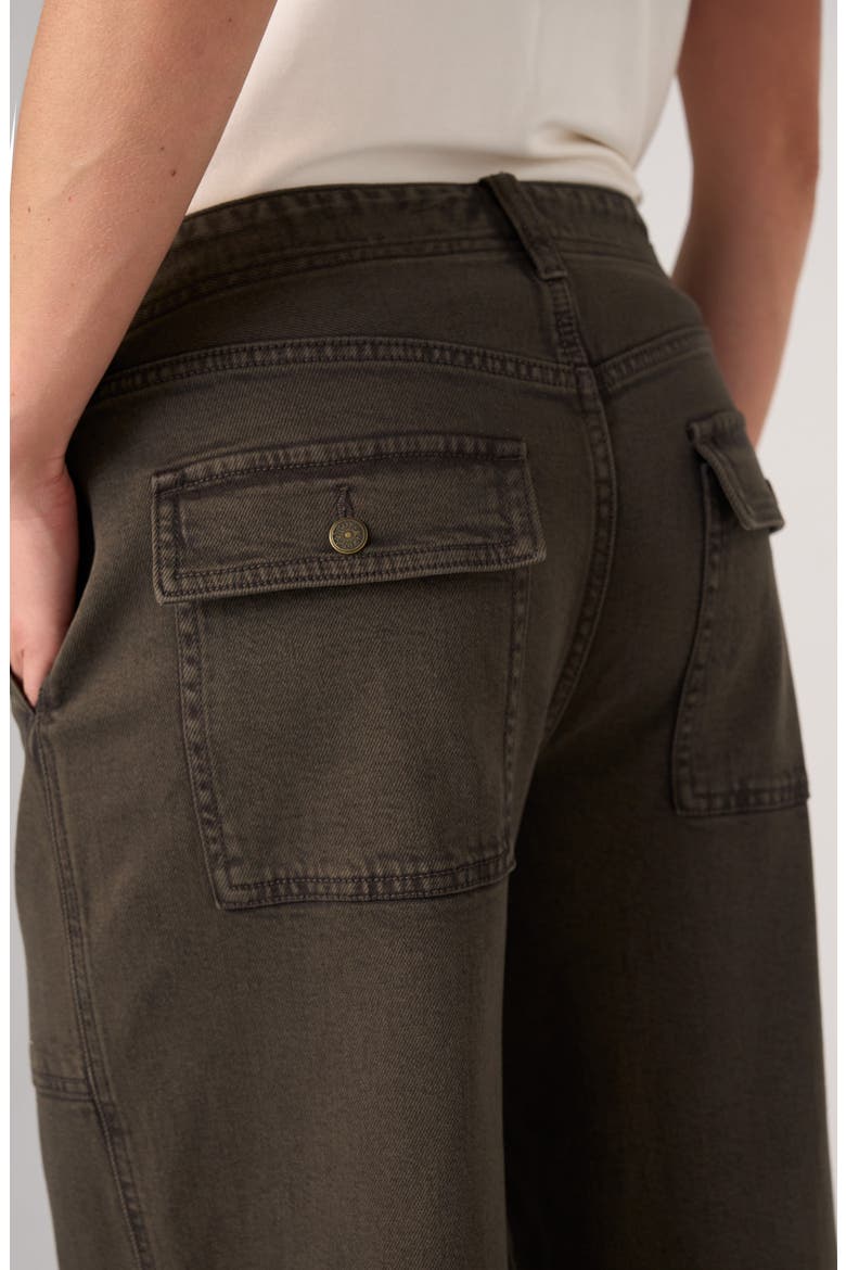 High Waist Relaxed Utility Pants, Alternate, color, MOSSWOOD