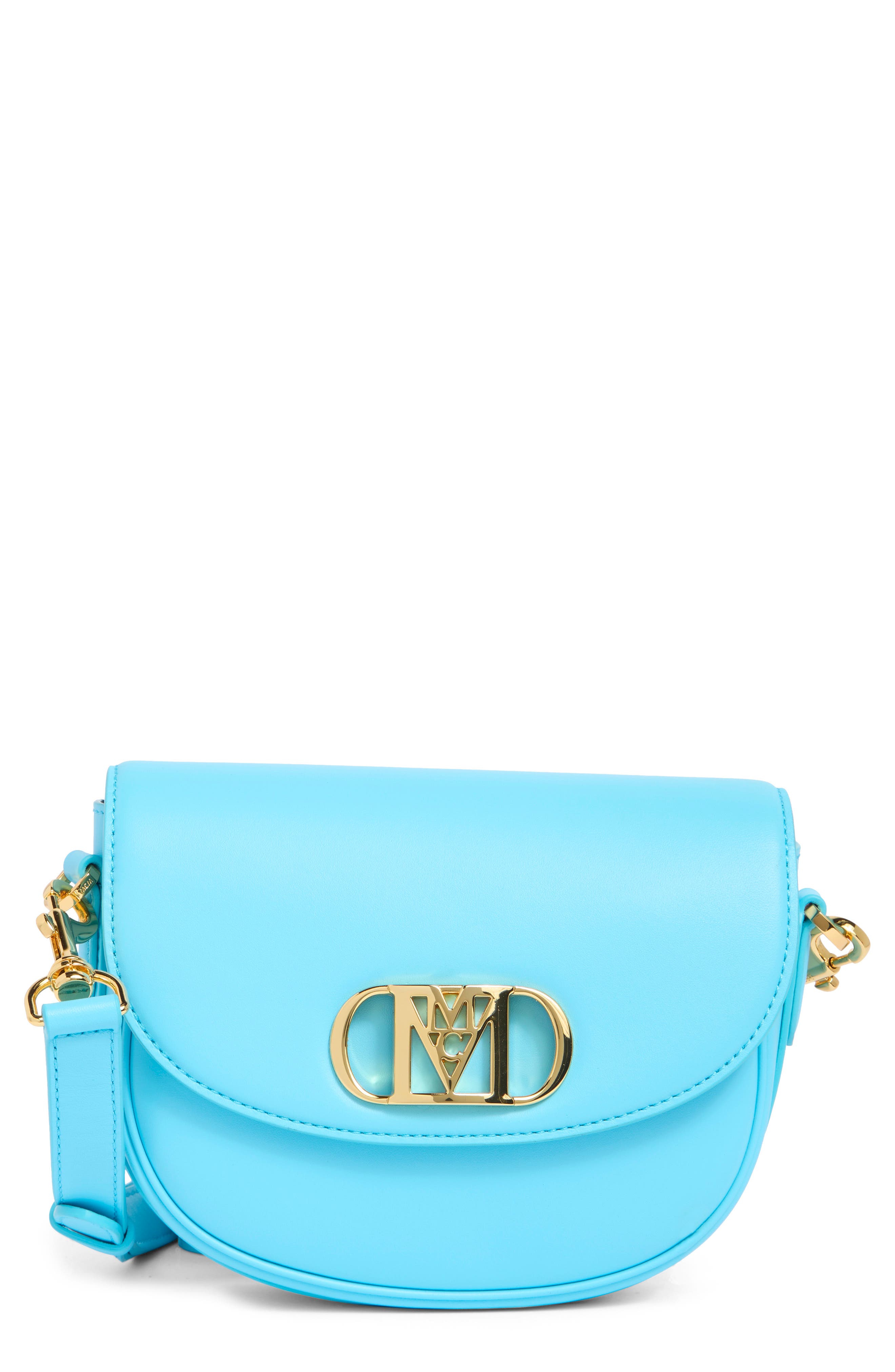 MCM Mode Travia Leather Crossbody Bag, Main, color, 