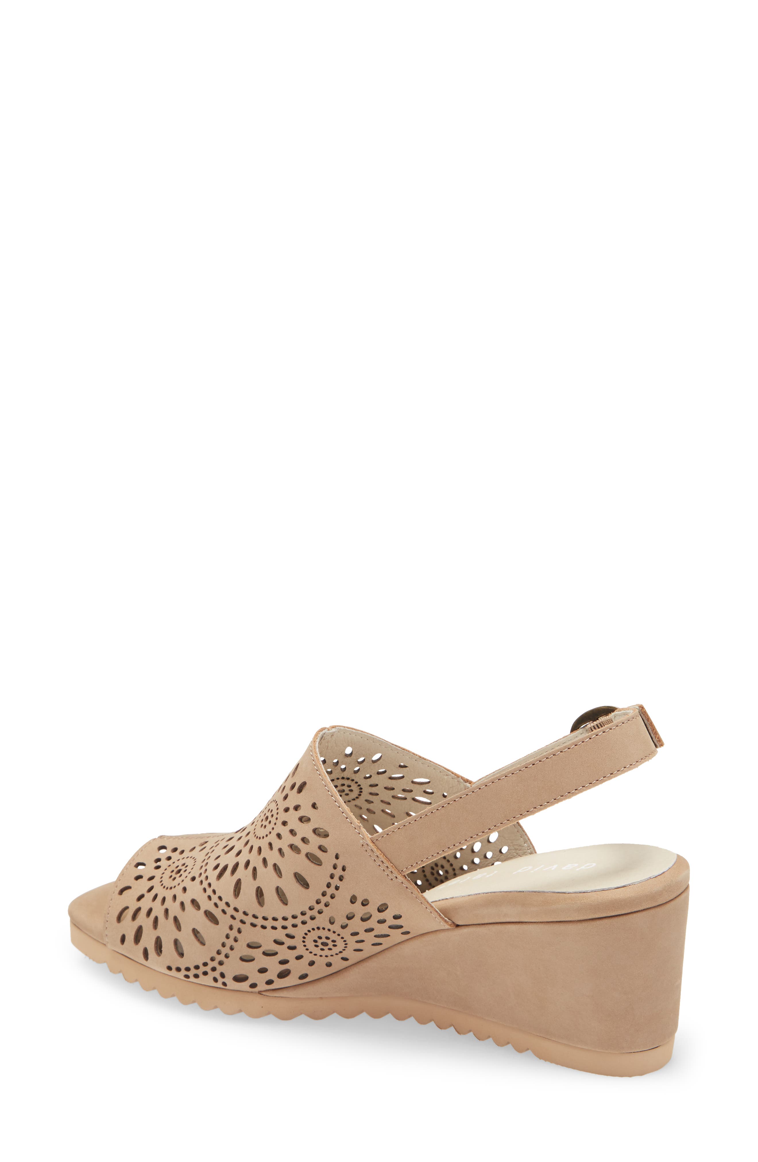 Smashing Wedge Sandal, Alternate, color, TAUPE NUBUCK LEATHER