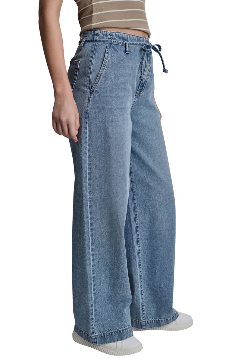 DKNY Jeans Hi Rise Trouser Jeans, Alternate, color, Eden1