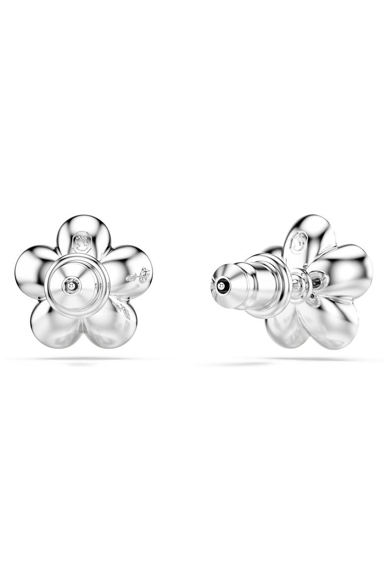 x Ariana Grande Angelic Crystal Faux Pearl Stud Earrings, Alternate, color, SILVER/ WHITE