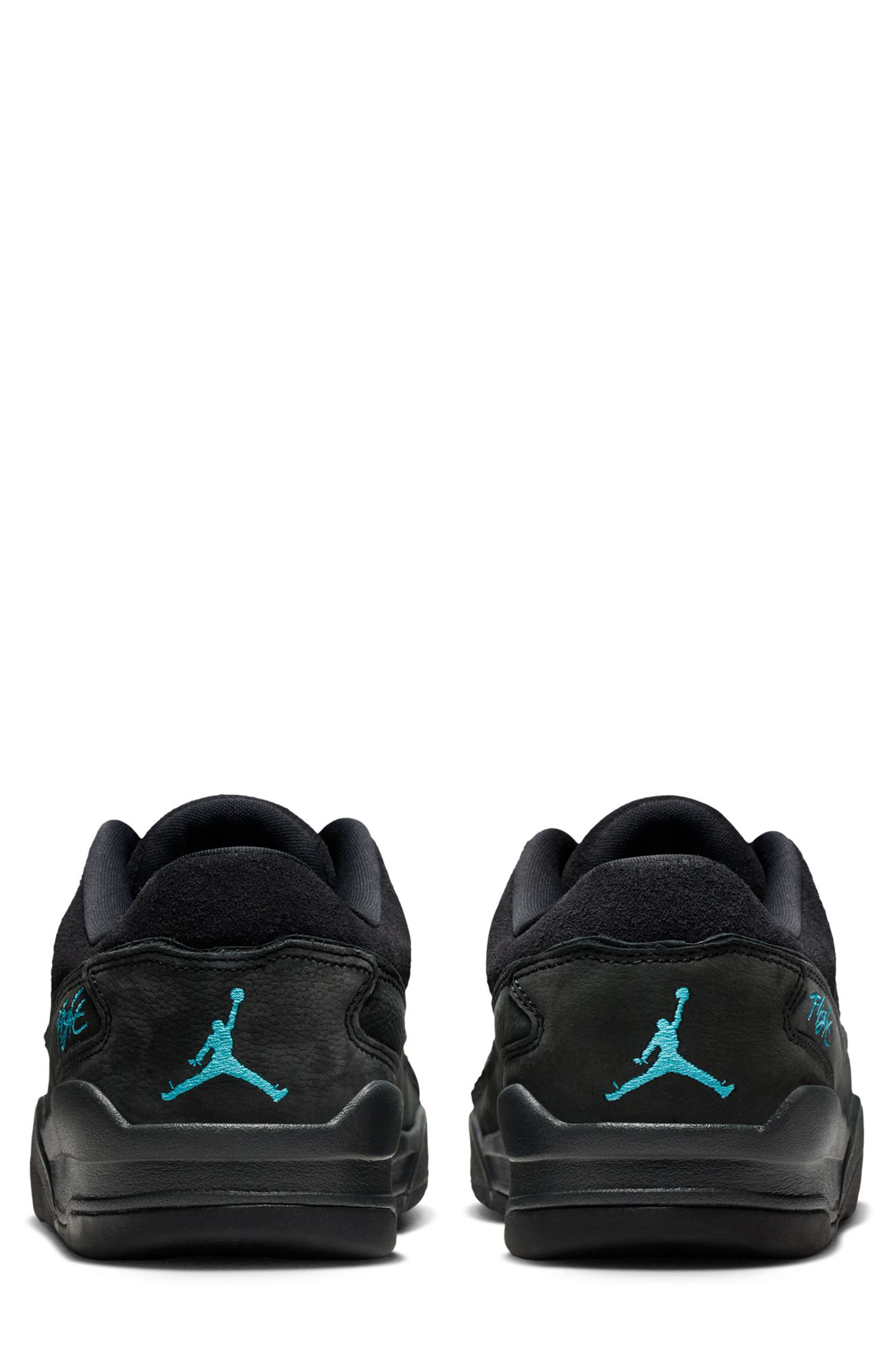 Jordan Flight Court Sneaker, Alternate, color, Black/ Gamma Blue