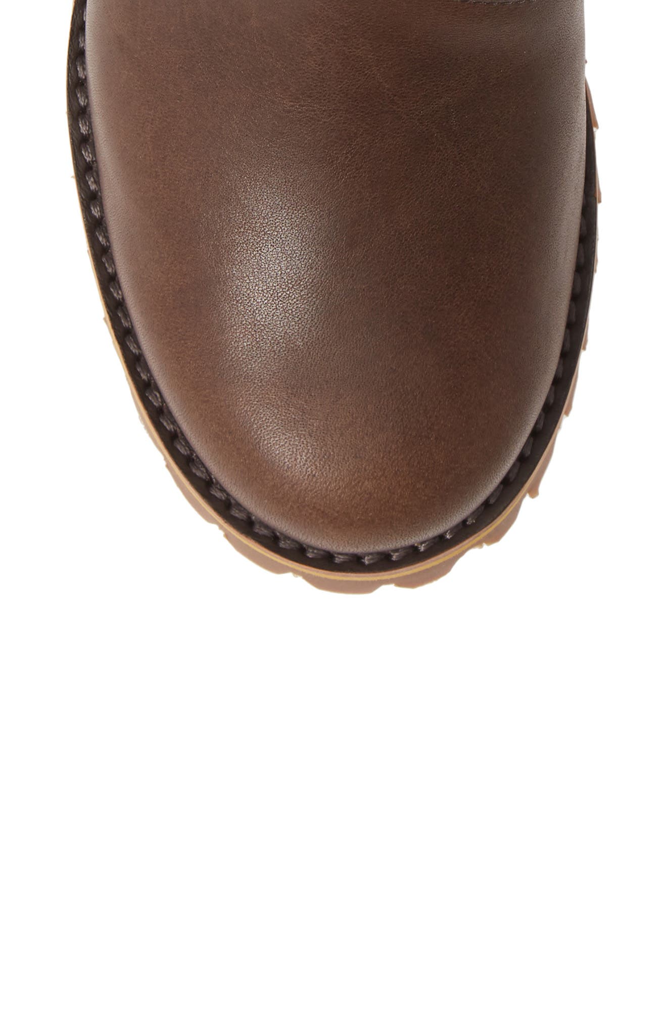 Fields Waterproof Chelsea Boot, Alternate, color, FOSSIL LEATHER