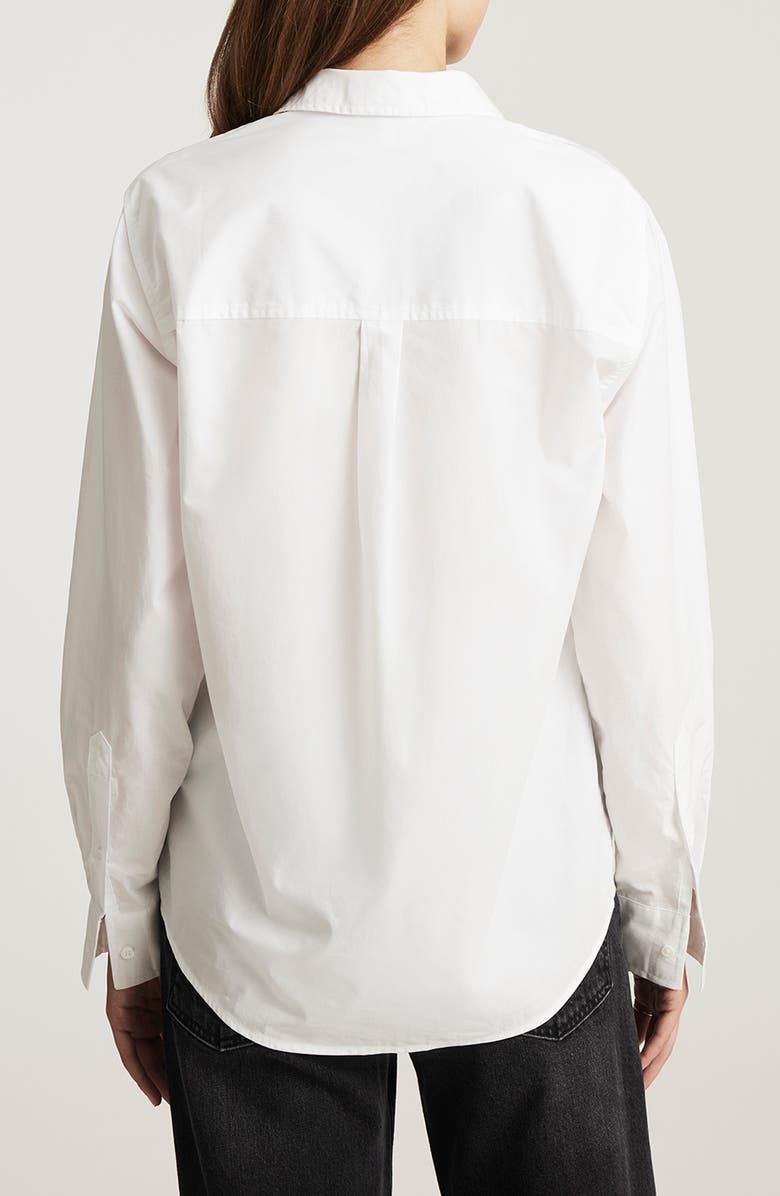 Mavi Jeans Classic Fit Cotton Button-Up Shirt, Alternate, color, White