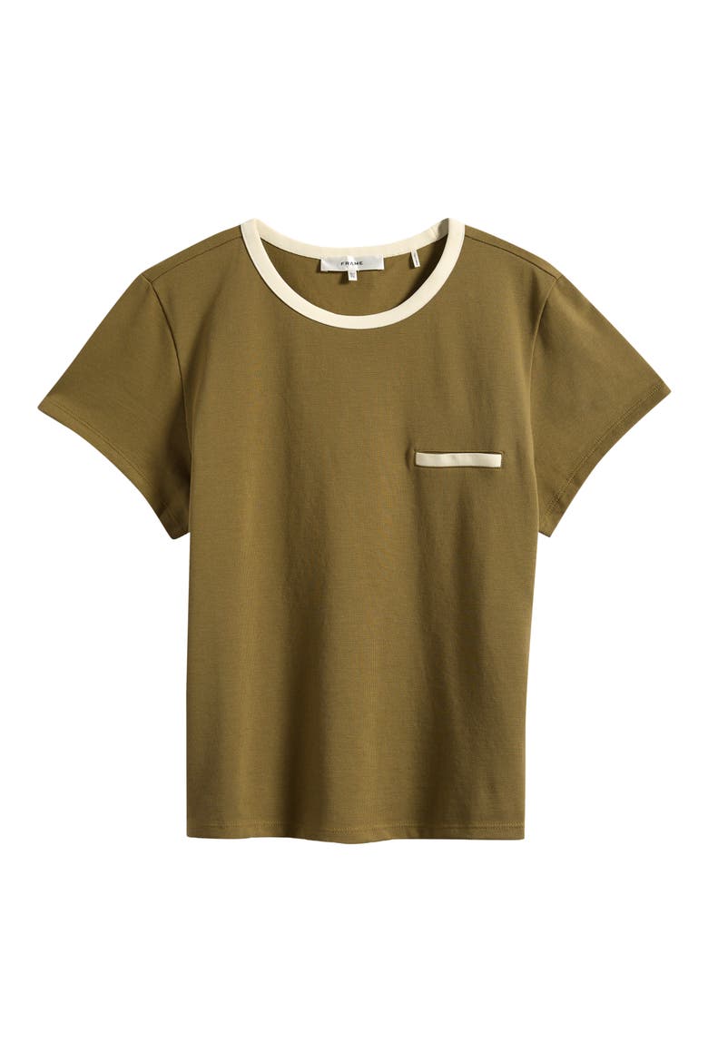 The Piqué Baby Tee, Alternate, color, MILITARY MULTI