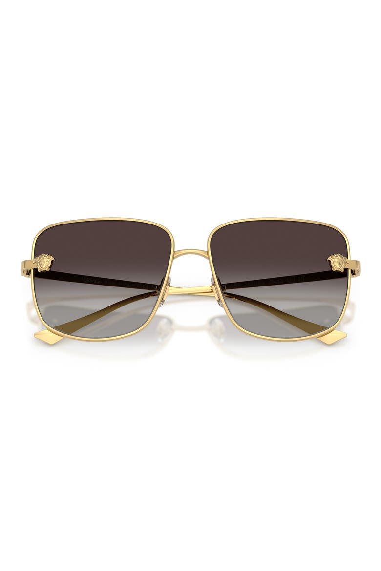 59mm Square Sunglasses, Alternate, color, GOLD / GREY GRADIENT