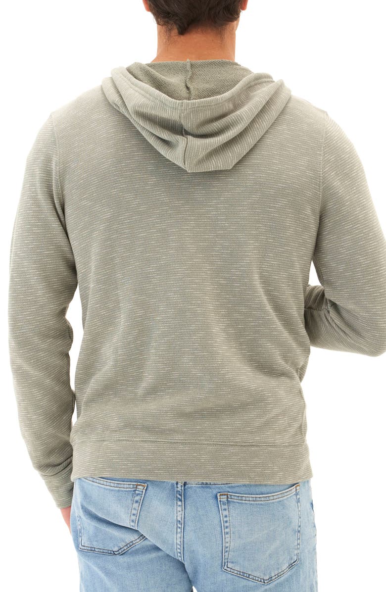 Threads 4 Thought Jordyn Stripe Organic Cotton French Terry Zip Hoodie, Alternate, color, 