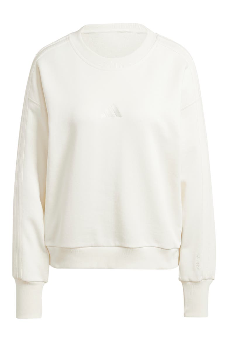 All Szn French Terry Crewneck Sweatshirt, Alternate, color, OFF WHITE