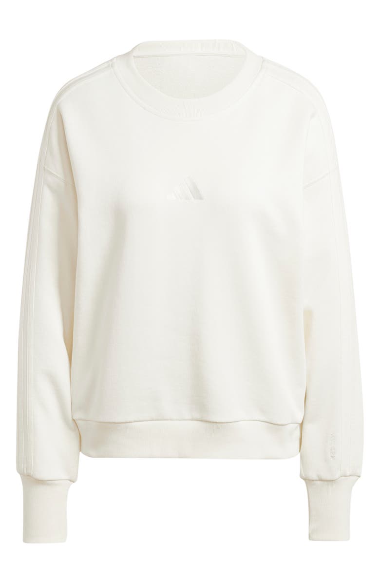 adidas All Szn French Terry Crewneck Sweatshirt, Alternate, color,