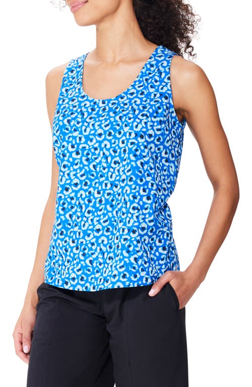 NZ ACTIVE by NIC+ZOE Tech Stretch Seamed Performance Tank in Blue Multi  product