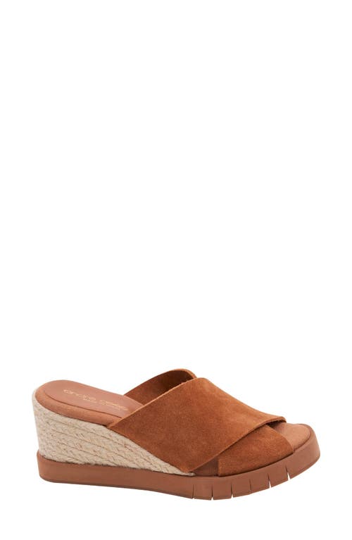 Andre Assous André Assous Filo Sole Motion Espadrille Wedge Slide Sandal In Cuero