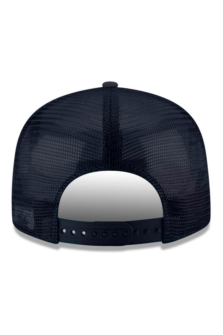 Men's New Era Navy Minnesota Timberwolves Core Logo Meshback 9FIFTY Snapback Hat, Alternate, color, Navy