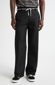 STOCKHOLM SURFBOARD CLUB Sune Pinstripe Bootcut Pants