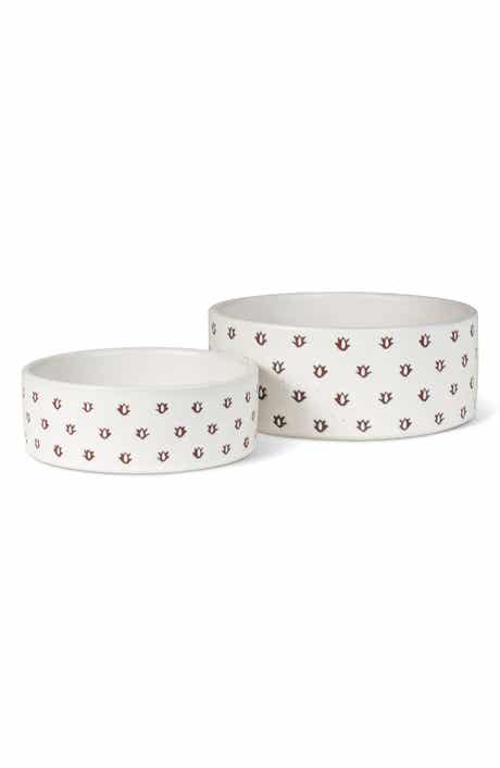 Speckle Wax Resist Small Pet Bowl