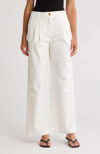 Reiss Astrid Pleated Wide Leg Pants