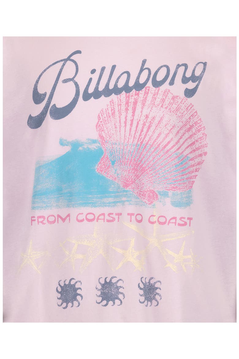Kids' Coastal Oversize Cotton Graphic T-Shirt, Alternate, color, LILAC SNOW