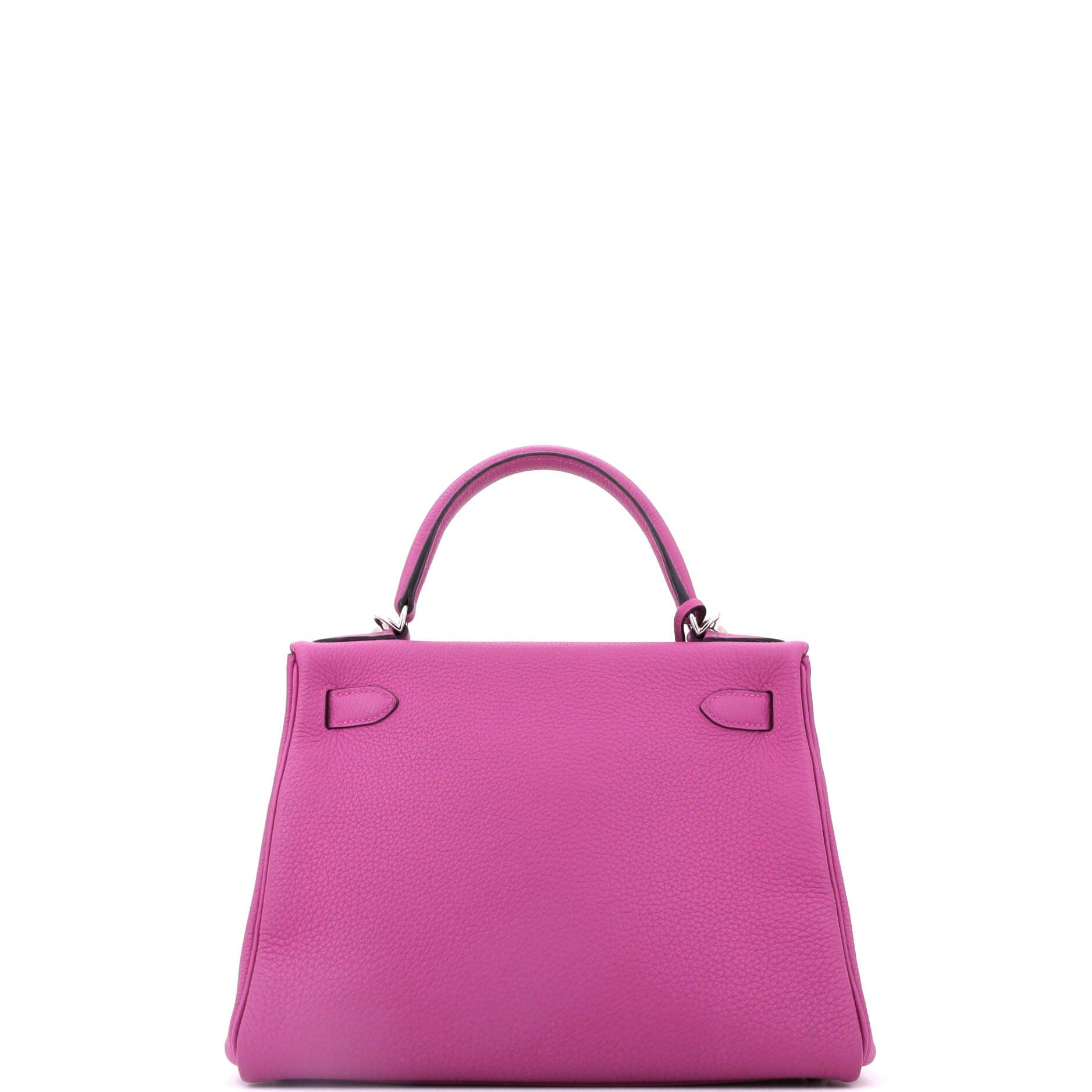 Kelly Handbag Pink Togo with Palladium Hardware 28, Alternate, color, Pink