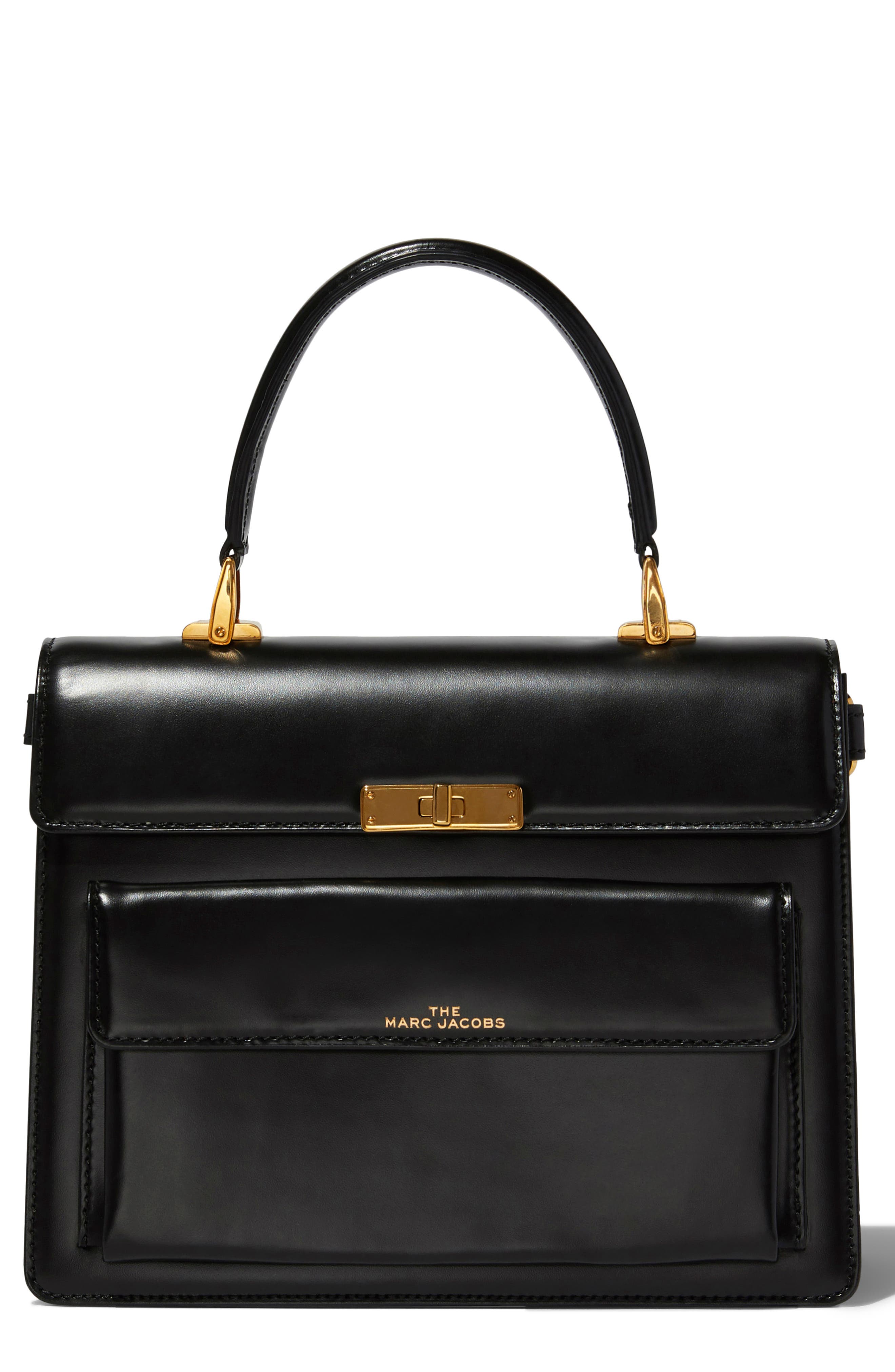 The Marc Jacobs The Uptown Leather Shoulder Bag, Main, color, 