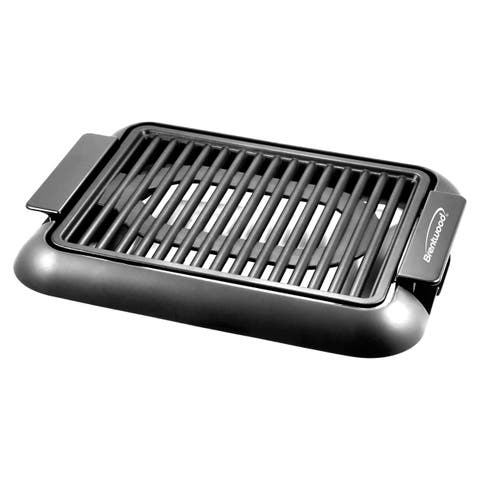 12.6 Inch x 10 Inch Electric Smokeless Indoor Grill