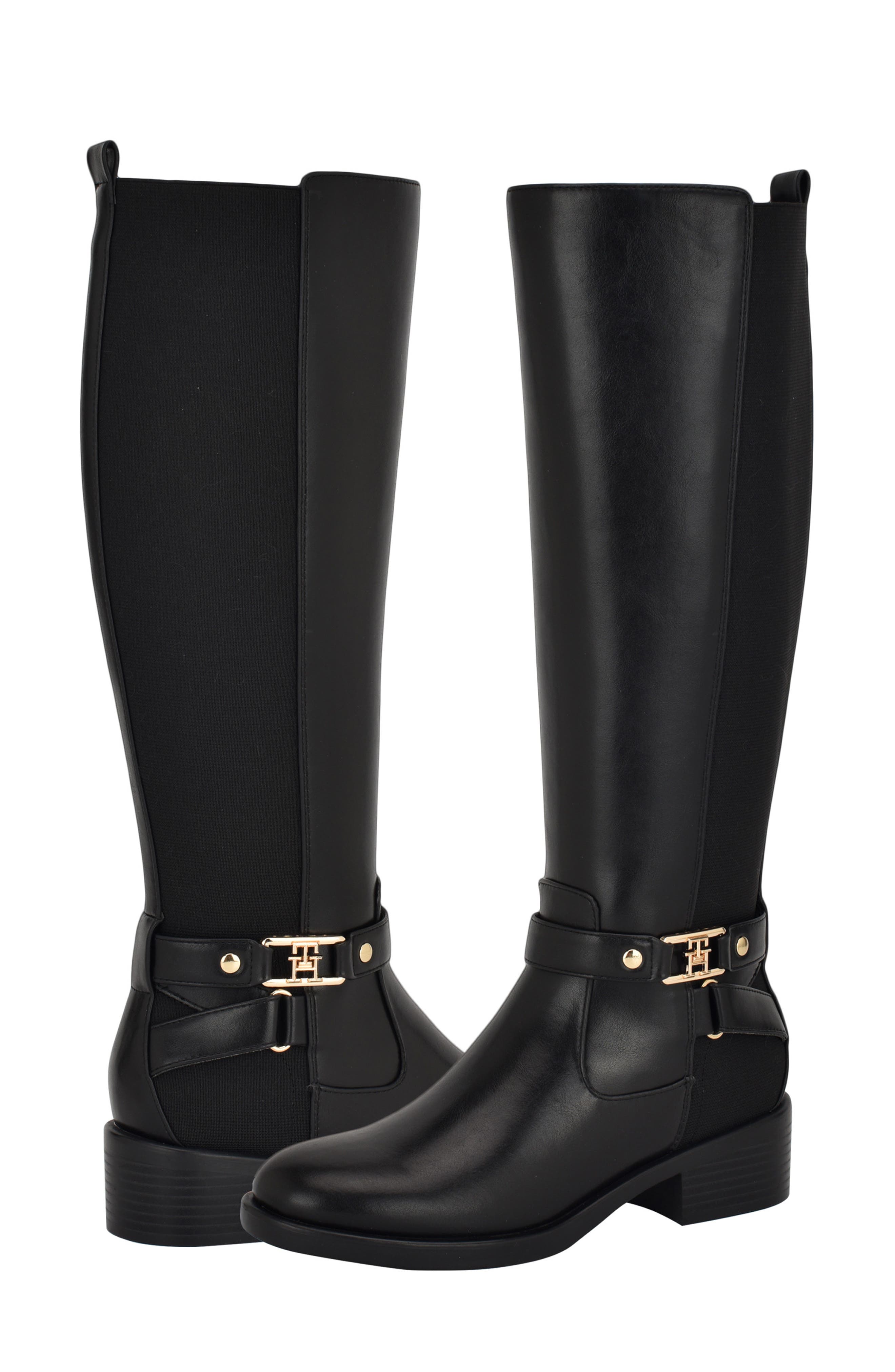 Tommy Hilfiger Iyla Knee High Riding Boot, Alternate, color, 
