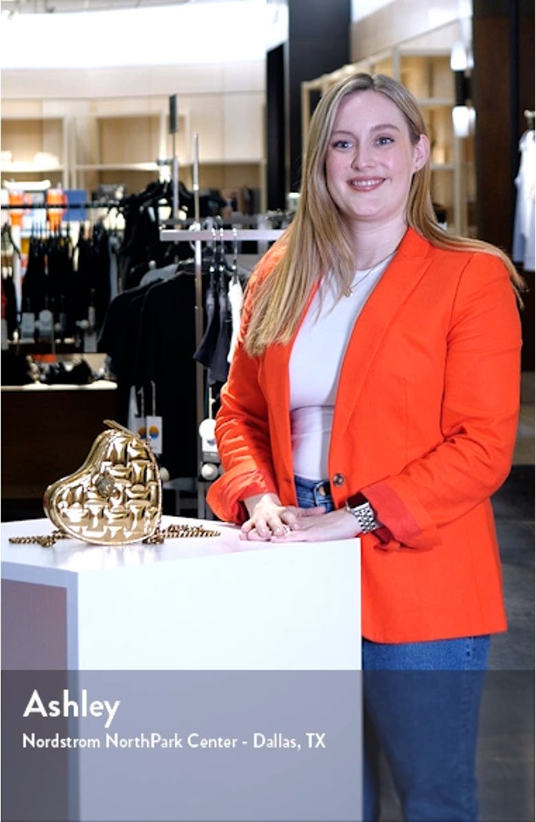 Kensington Heart Quilted Leather Crossbody Bag, sales video thumbnail