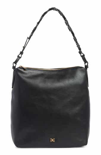 Sam Edelman Bay Chain Link Pebbled Leather Hobo Bag
