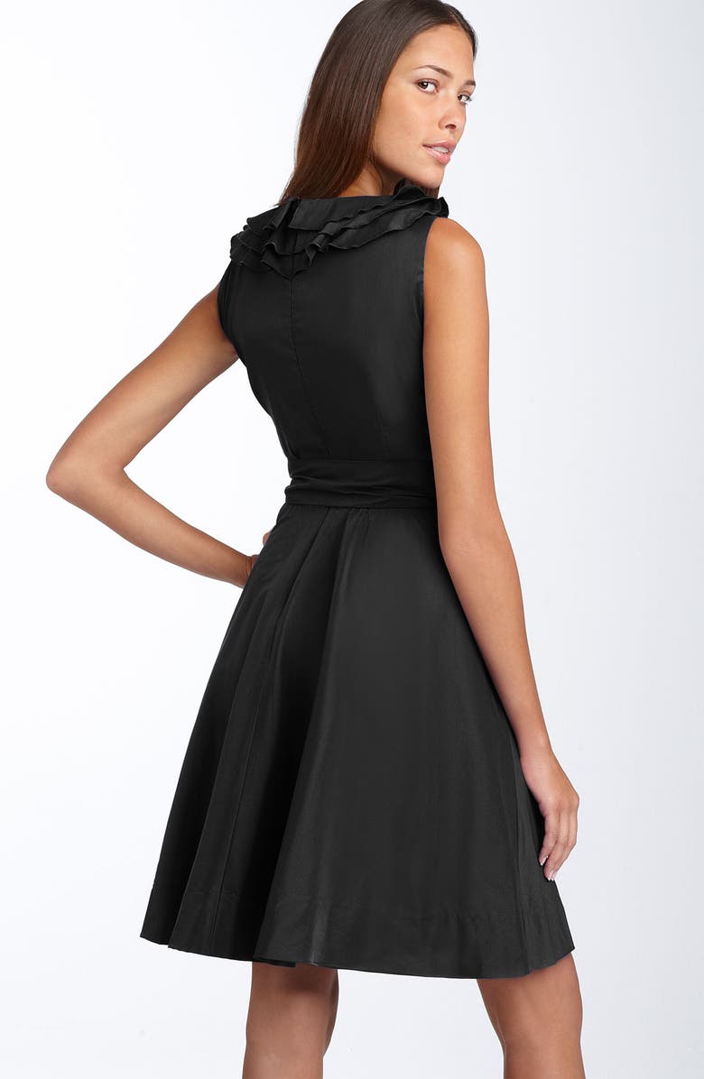 Suzi Chin for Maggy Boutique Ruffled Cotton Blend Dress, Alternate, color,