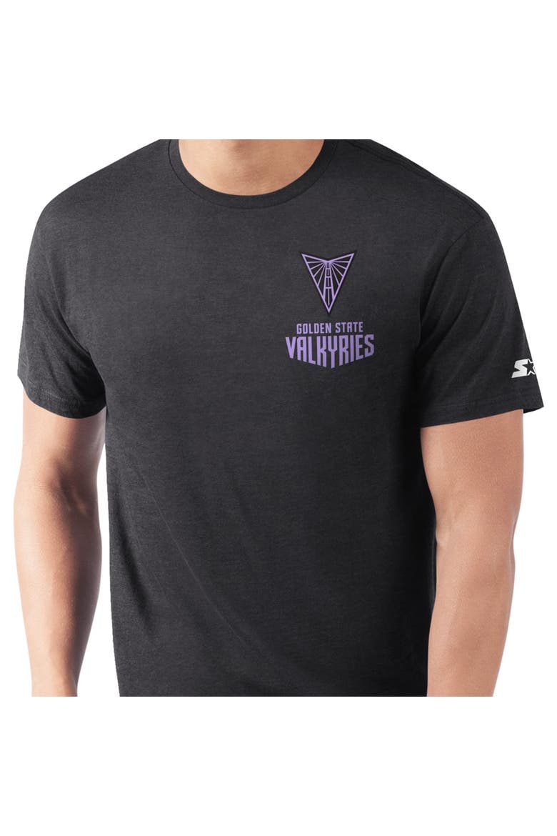 Men's Starter  Black Golden State Valkyries WNBA 30th Anniversary Prime Time T-Shirt, Alternate, color, Black