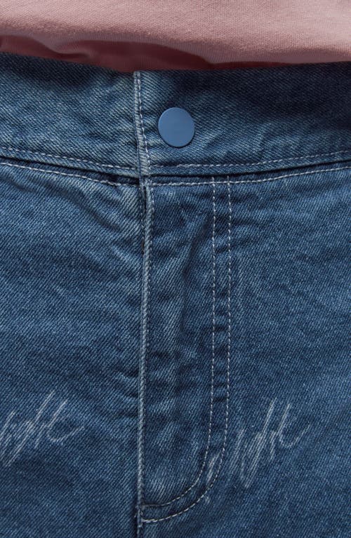 JORDAN JORDAN LOGO DENIM SHORTS