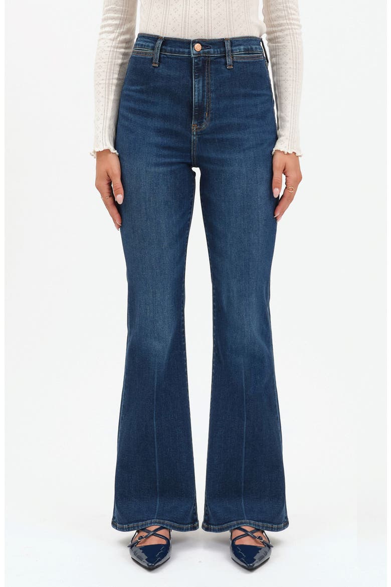 Sunset High Waist Flare Jeans, Main, color, MAGIC HOUR