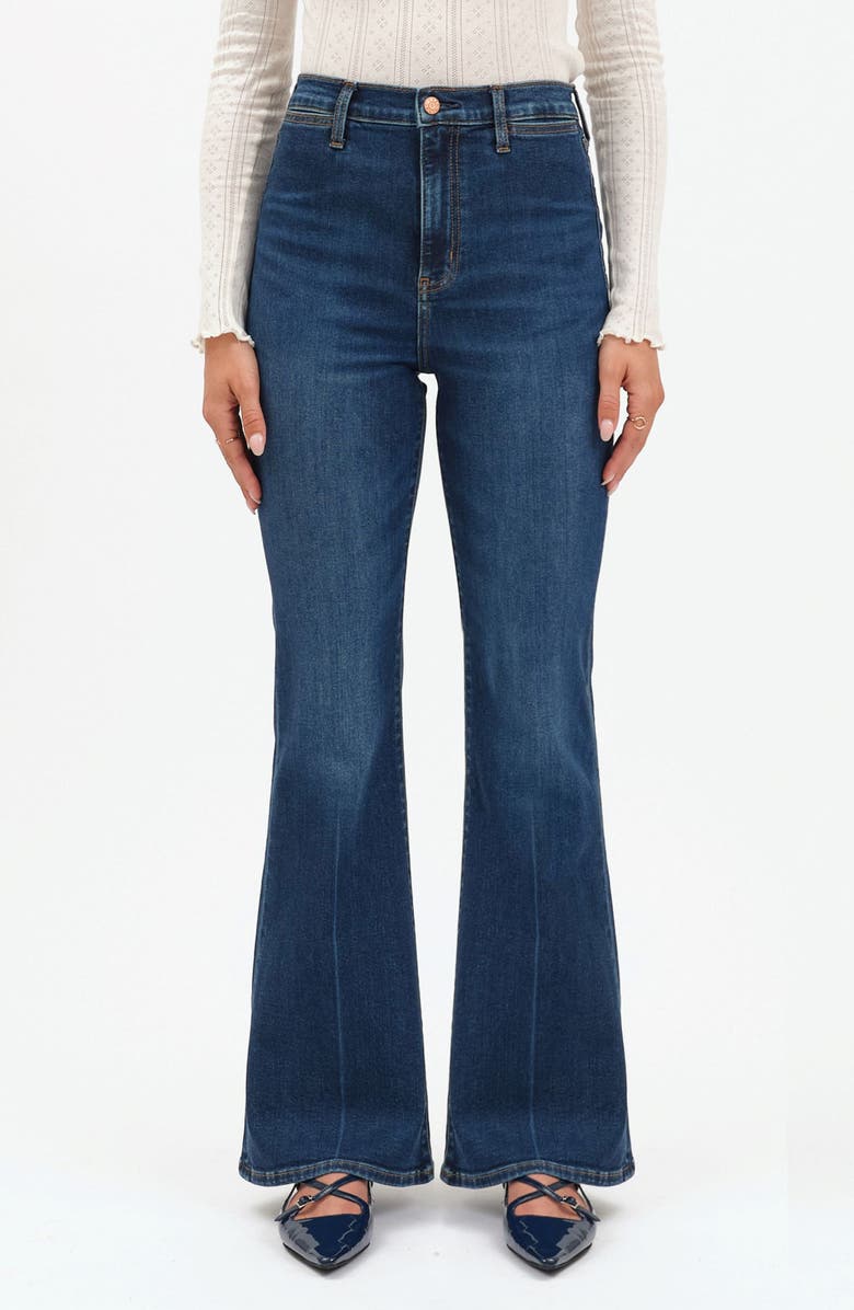 DAZE Sunset High Waist Flare Jeans, Main, color, Magic Hour