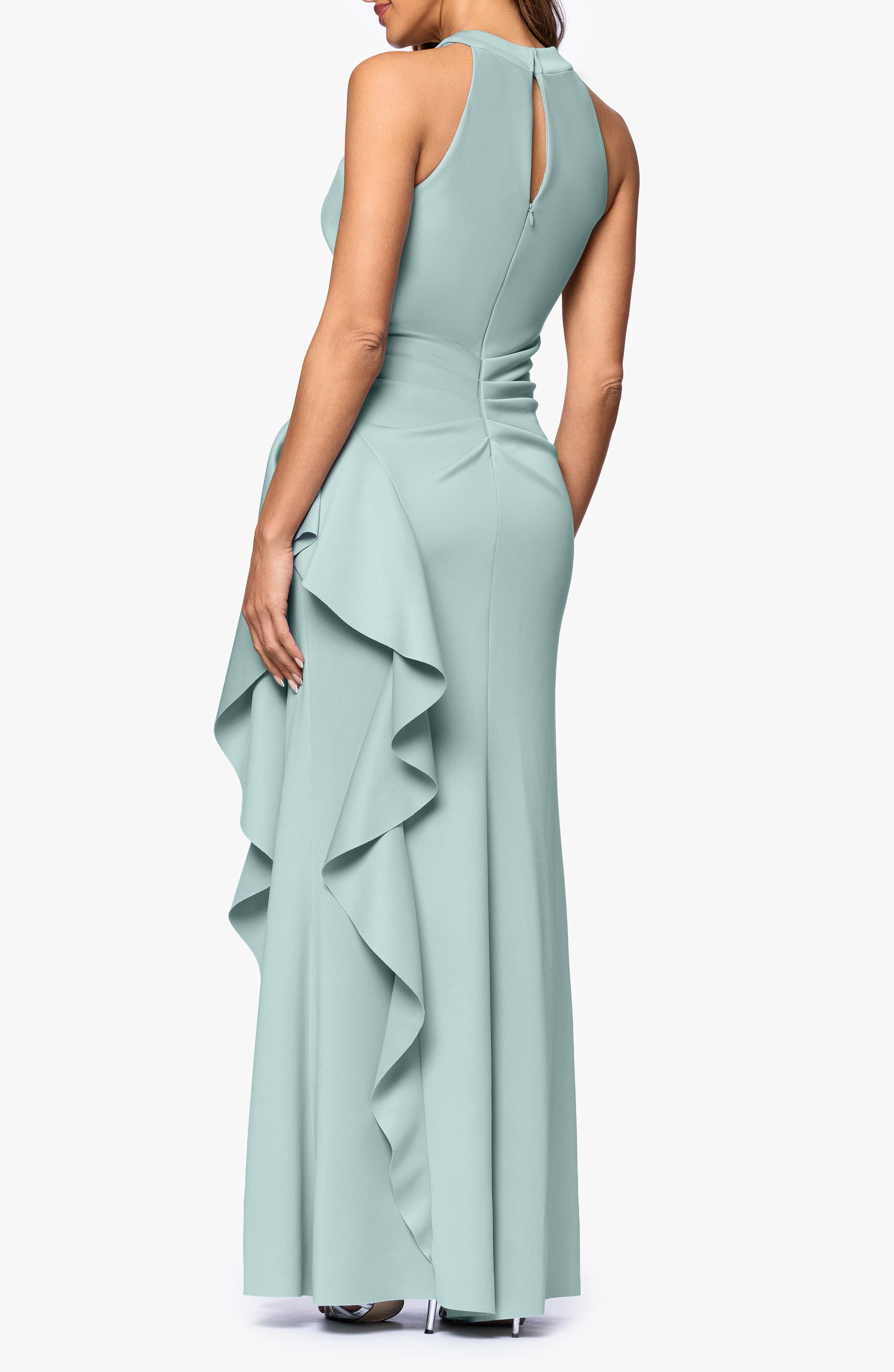 Ruffle Scuba Knit Gown - image 4