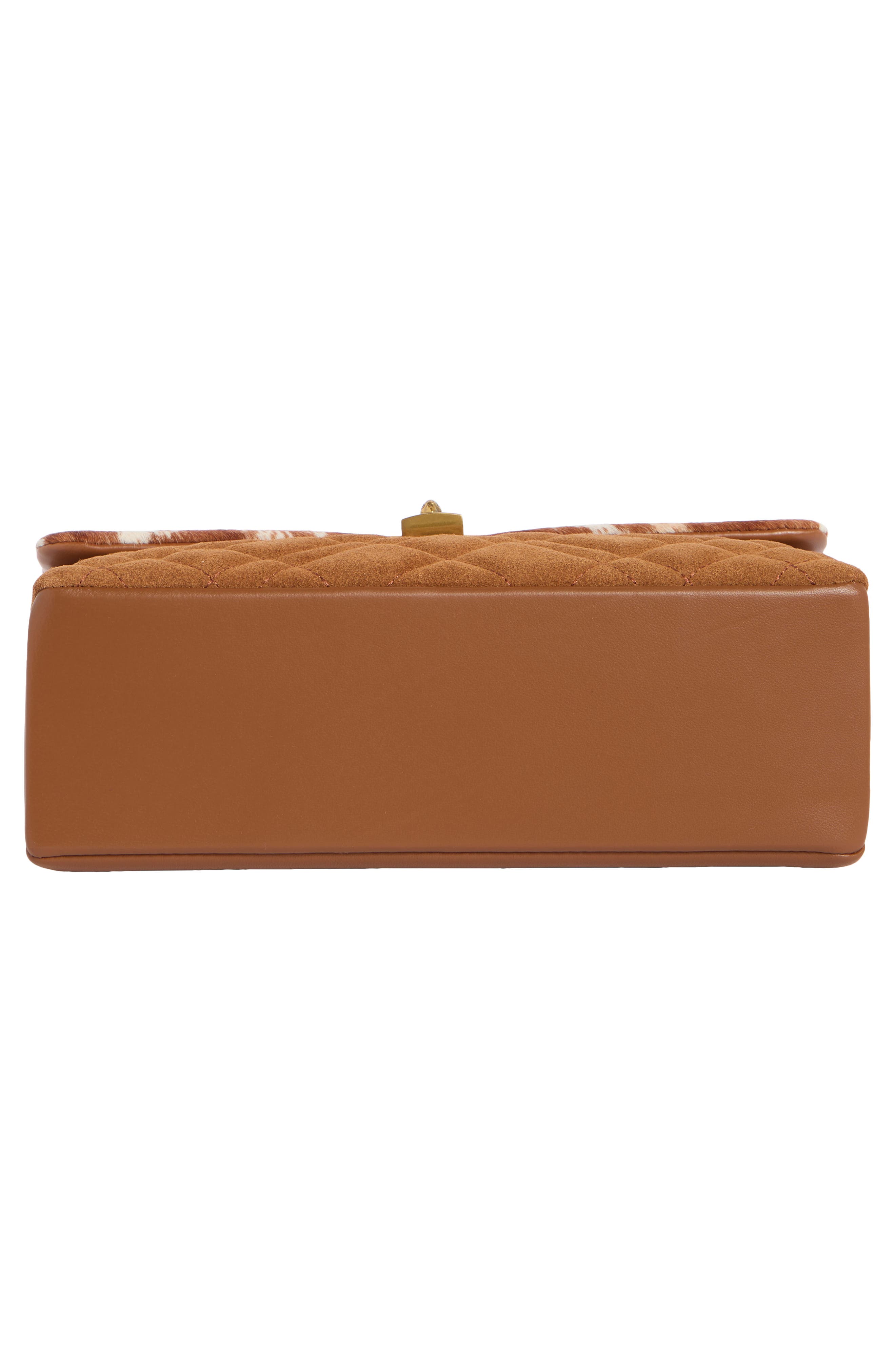 Kurt Geiger London Brixton Genuine Calf Hair Shoulder Bag, Alternate, color, Open Brown