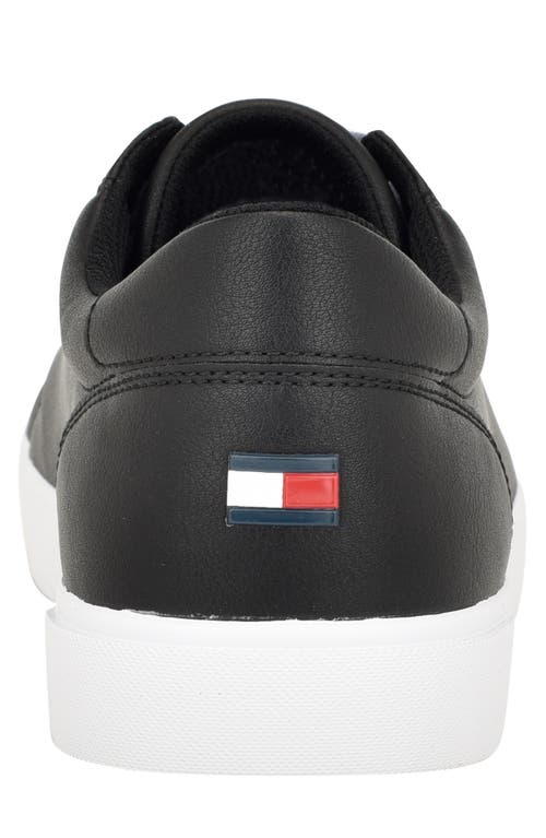 Tommy Hilfiger Ribby Low Top Sneaker In Black