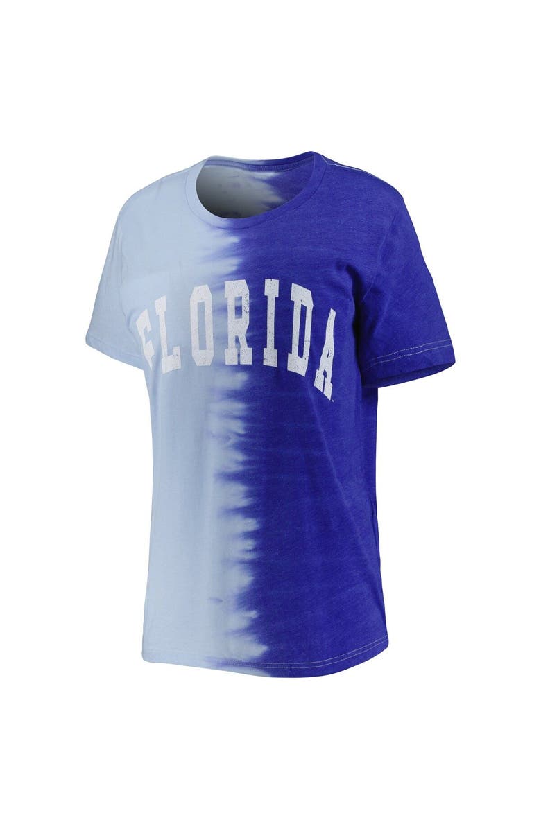 GAMEDAY COUTURE Women's Gameday Couture Royal Florida Gators Find Your Groove Split-Dye T-Shirt, Alternate, color, Royal