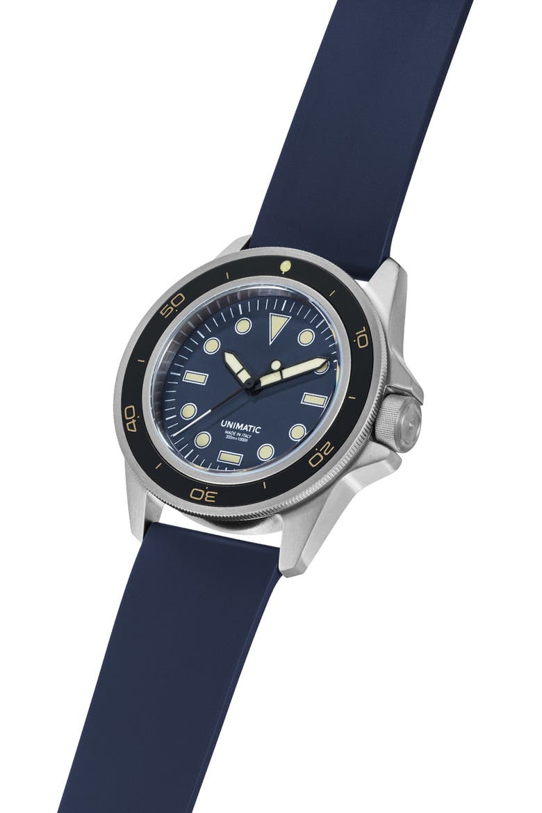 Diving Heritage Diving Watch, 41.5mm, Alternate, color, BLUE