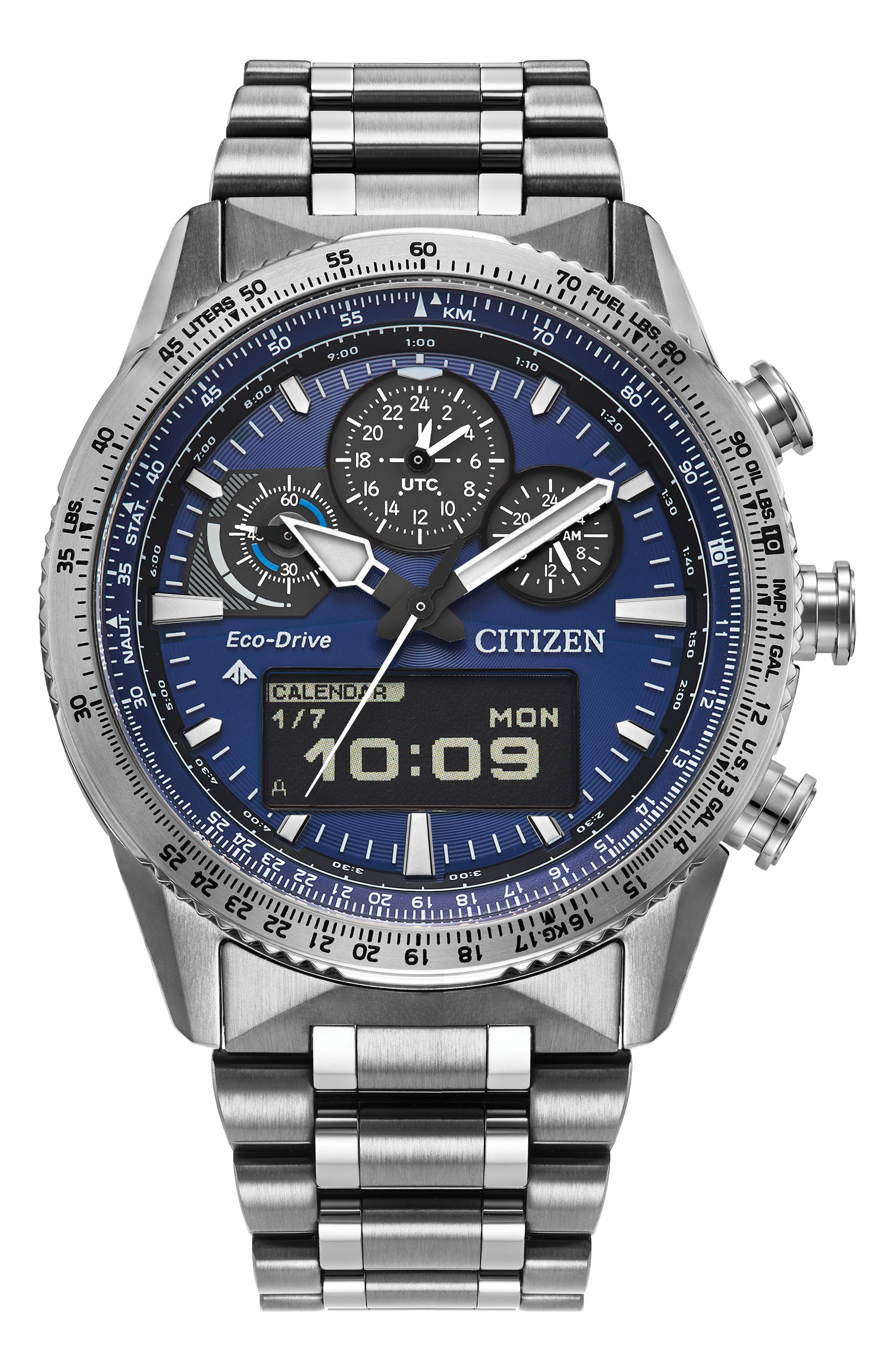 selected SILVER-TONE/BLUE