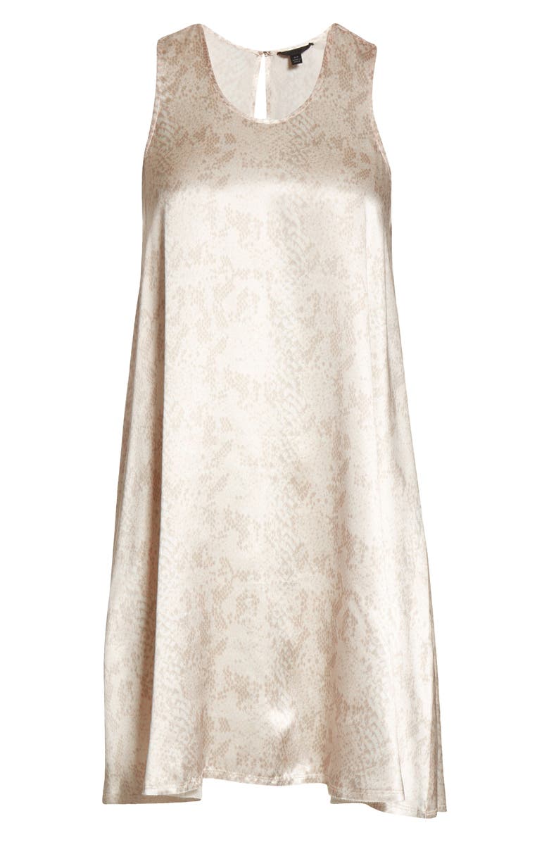 ATM Anthony Thomas Melillo Snake Print Silk Minidress, Alternate, color,