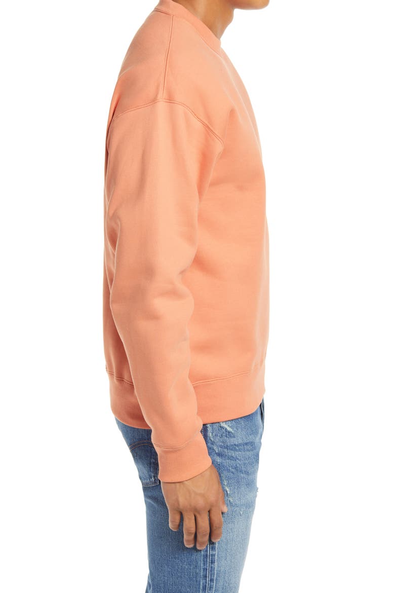 NRG Men's Crewneck Fleece Sweatshirt, Alternate, color, HEALING ORANGE